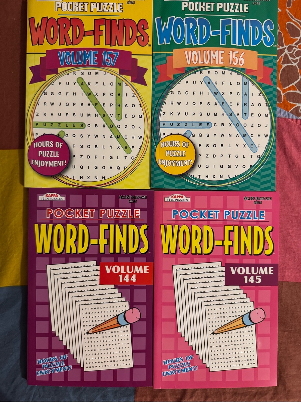 Lot of 14 Kappa Word Finds Puzzle Books 13 pocket puzzle and 1 movie time - Picture 4 of 10